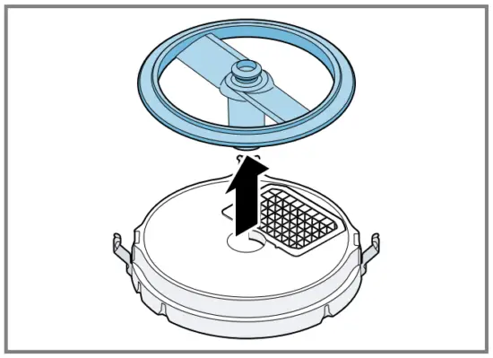 Disassembling the cube cutter insert