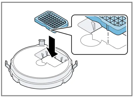 Assembling the cube cutter insert