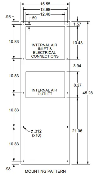 Saginaw SCE-AC5100B230VSS6 Stainless Steel Enclosure AC-4