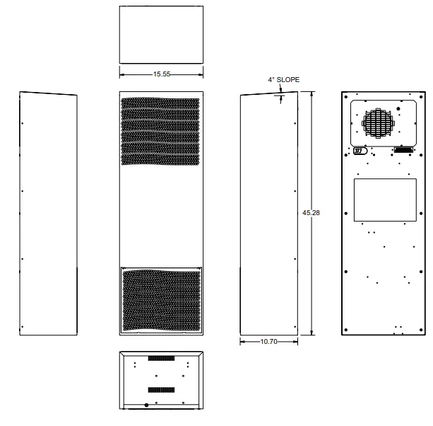 Saginaw SCE-AC5100B230VSS6 Stainless Steel Enclosure AC-5