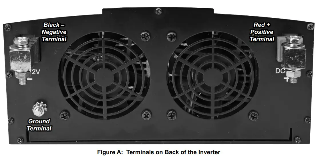 Jupiter 63428 5000 Watt Continuous or 10000 Watt Peak Modified Sine Wave Power Inverter - Installation