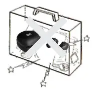 August EP800 Bluetooth Earphone V5 0 Wireless Noise Cancelling Earphone - Storage 3