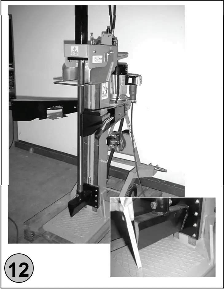 Gude 01976 DHH 1100/13 TZ Wood Splitter for Tractor Operation