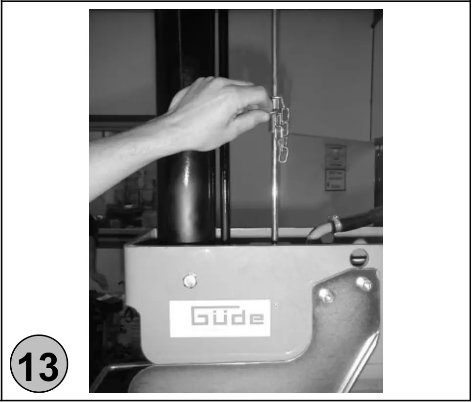 Gude 01976 DHH 1100/13 TZ Wood Splitter for Tractor Operation