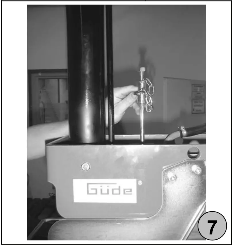 Gude 01976 DHH 1100/13 TZ Wood Splitter for Tractor Operation