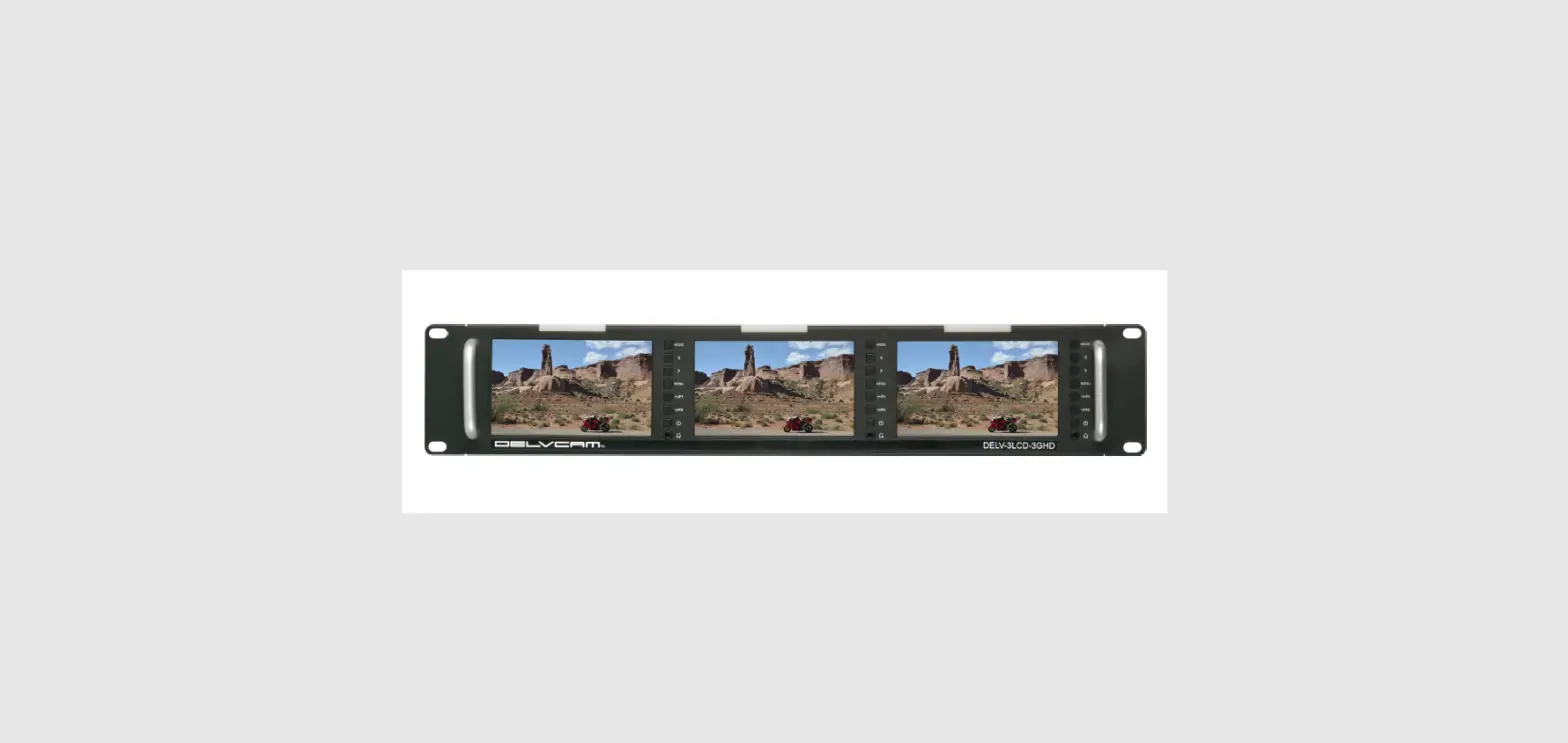 Delvcam Delv-3lcd-3ghd Triple 3g-sdi/hdmi Rackmount Lcd Video Monitor User Guide Delvcam Delv-3lcd-3ghd Triple 3g-sdi/hdmi Rackmount Lcd Video Monitor User Guide