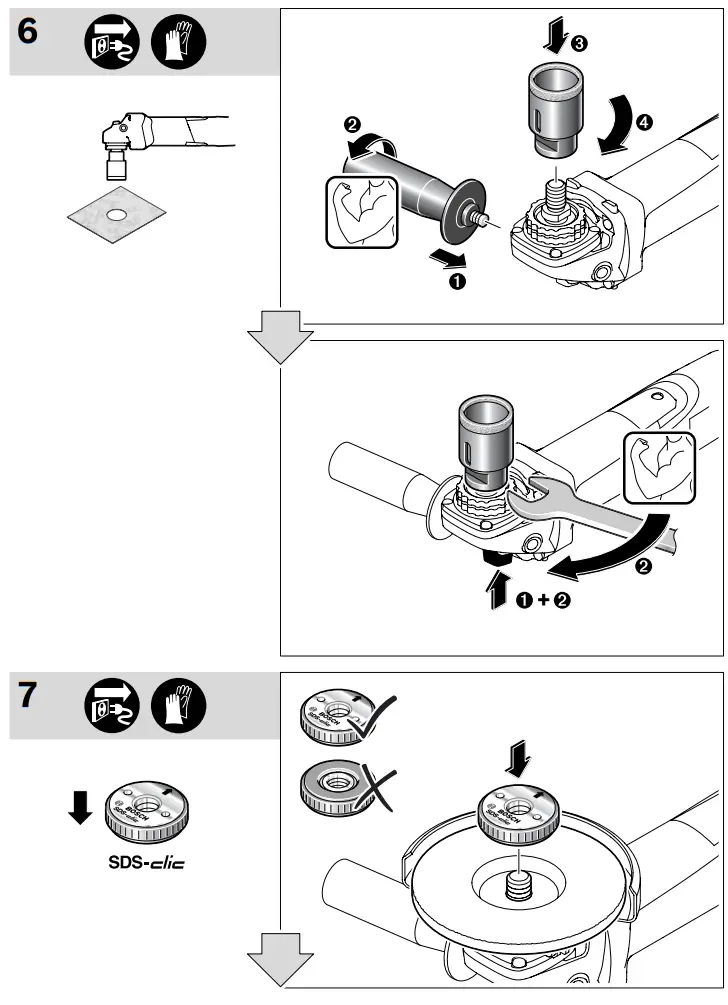 BOSCH GWS 7 100 T Professional Angle Grinder - 10