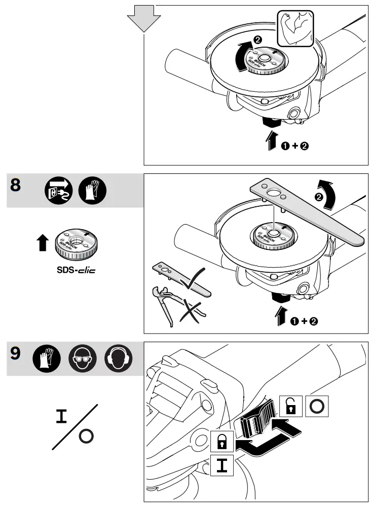 BOSCH GWS 7 100 T Professional Angle Grinder - 11