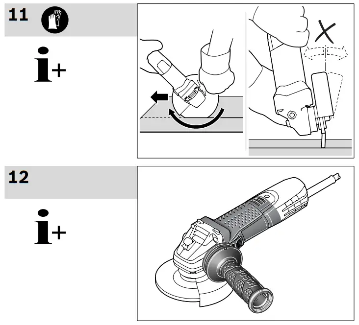 BOSCH GWS 7 100 T Professional Angle Grinder - 13