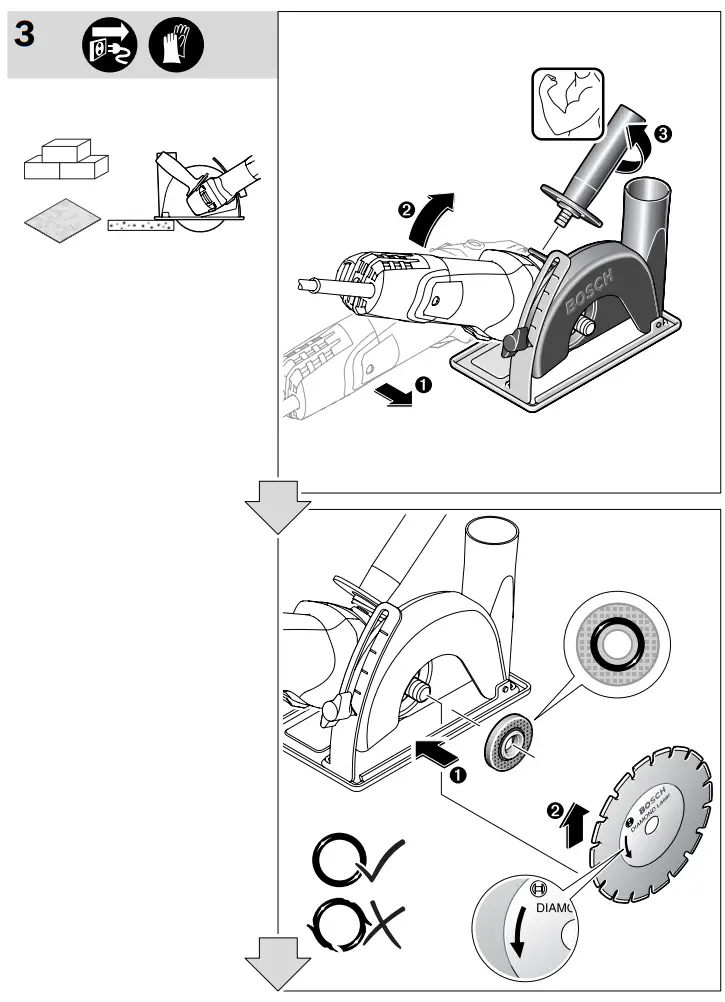 BOSCH GWS 7 100 T Professional Angle Grinder - 5
