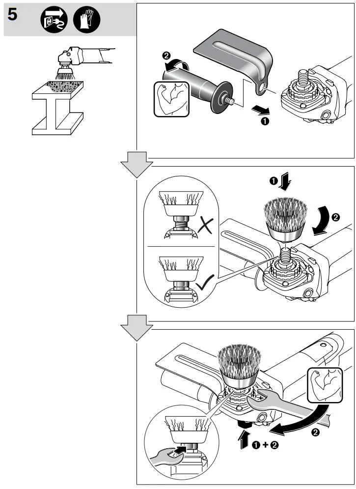 BOSCH GWS 7 100 T Professional Angle Grinder - 8