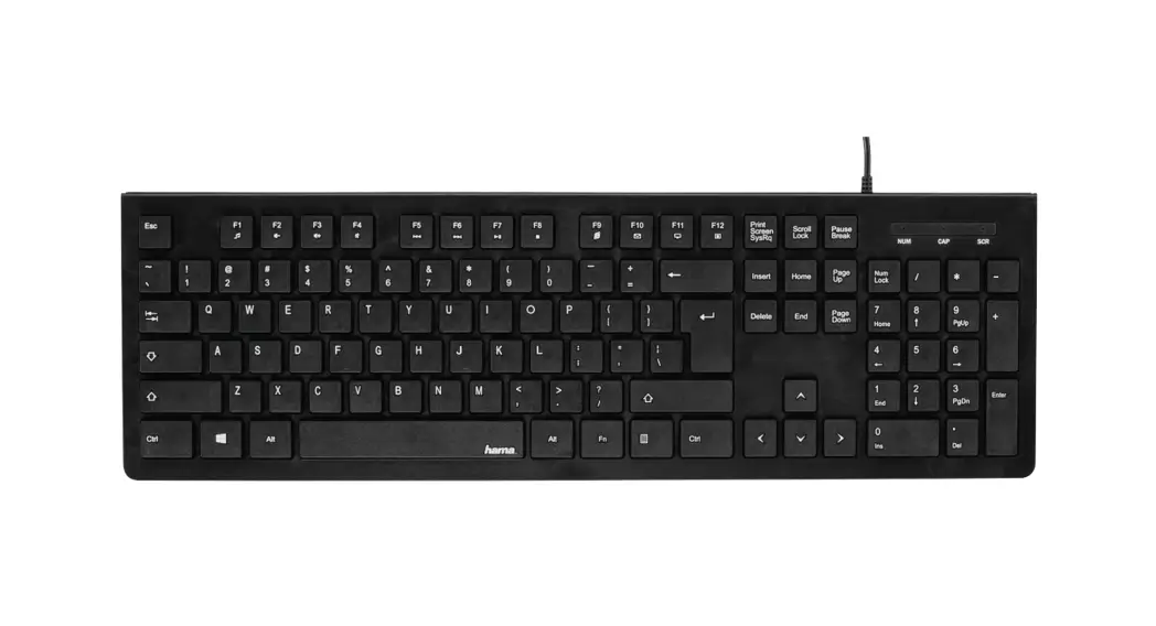 Hama 00182681 Kc-200 Wired Keyboard Instruction Manual