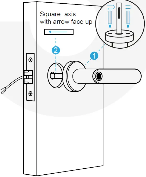 Simpled LF-SP Smart Fingerprint Door Handle 13