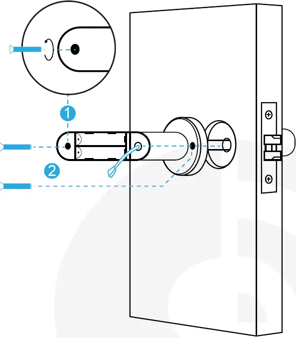 Simpled LF-SP Smart Fingerprint Door Handle 14