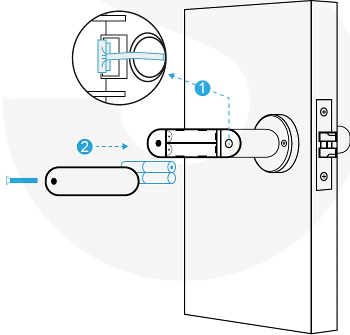 Simpled LF-SP Smart Fingerprint Door Handle 14