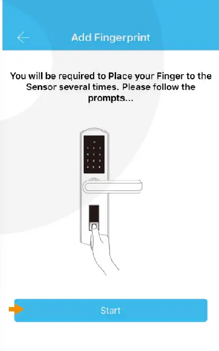 Simpled LF-SP Smart Fingerprint Door Handle 26