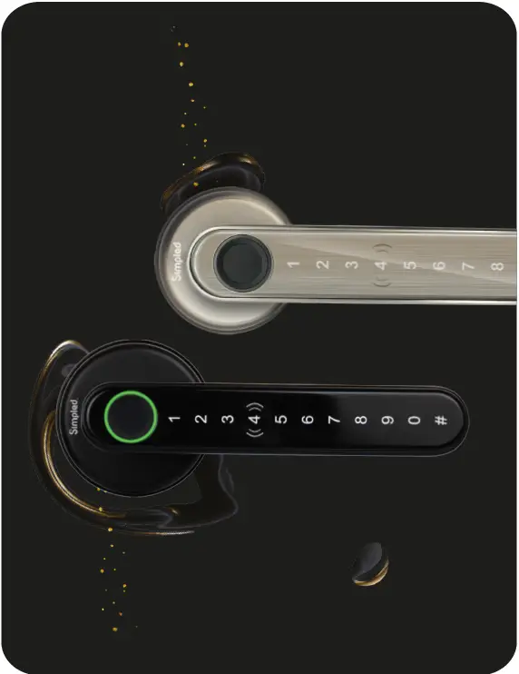 Simpled LF-SP Smart Fingerprint Door Handle PRODUCT