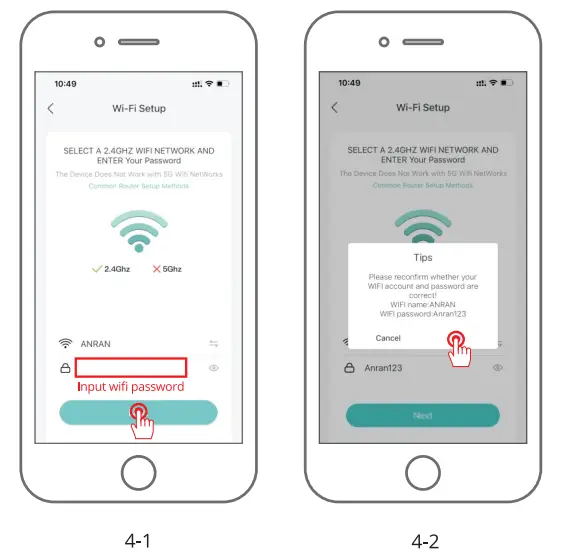 Set up WiFi for the camera
