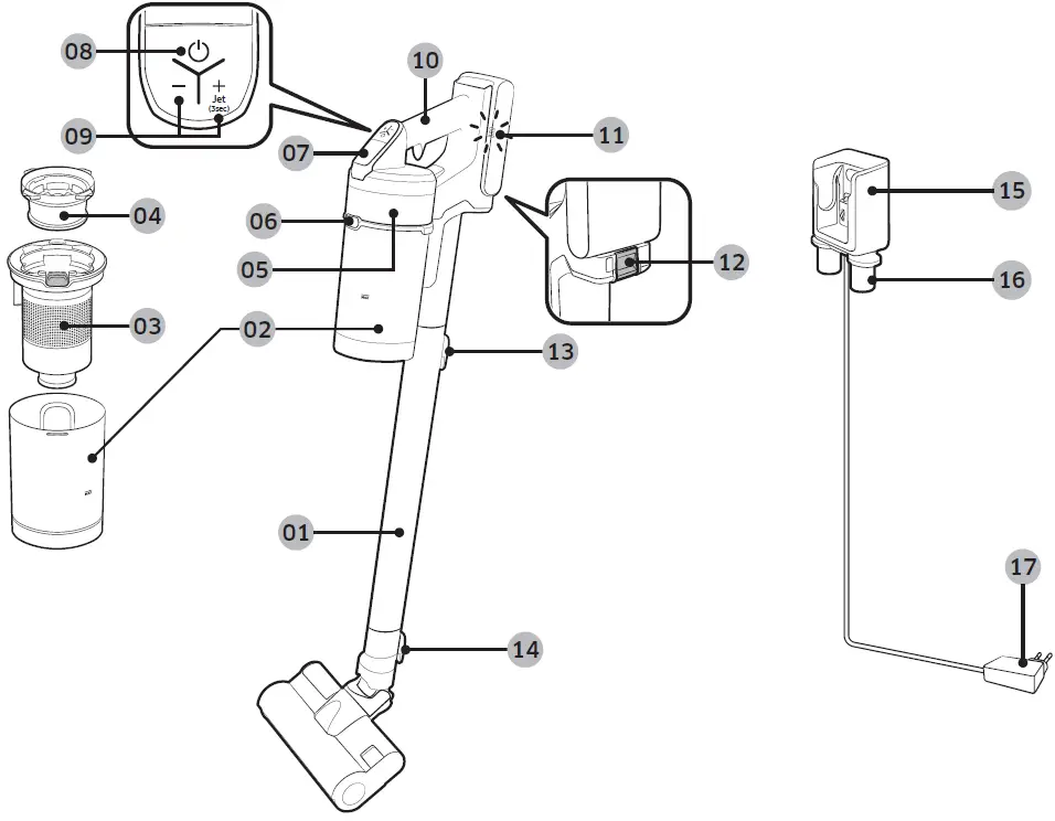 Samsung VS20T755 Vacuum cleaner 07