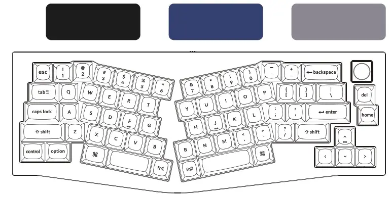 Keychron Q8 Knob Version Customizable Keyboard - Fully Assembled Version 1