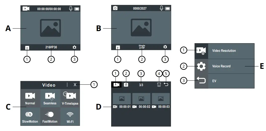 niceboy VEGA X Star 4K Action Camera - fig1
