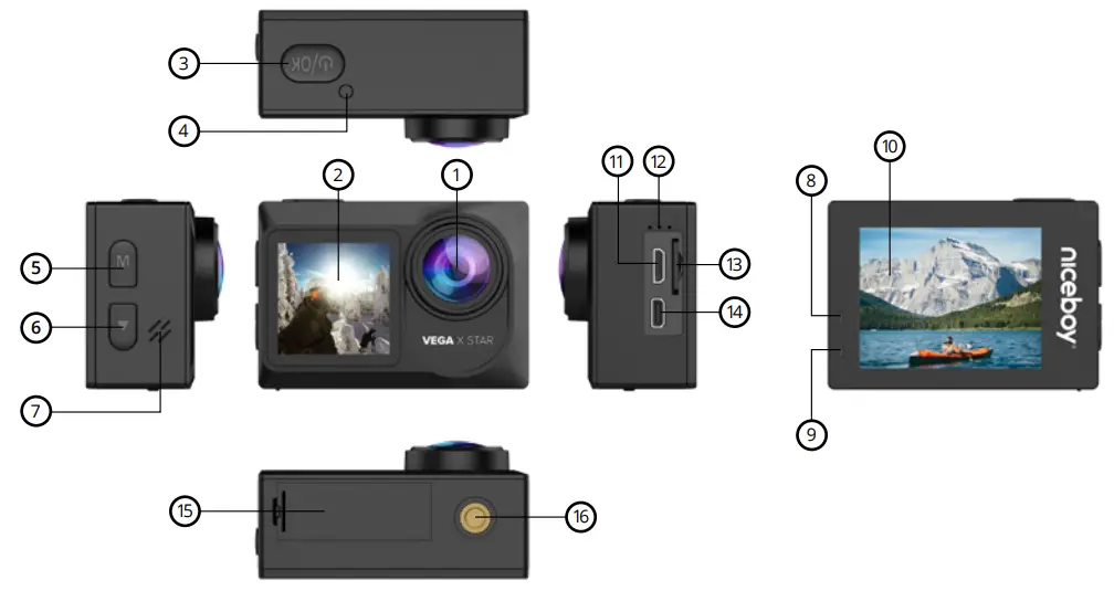 niceboy VEGA X Star 4K Action Camera