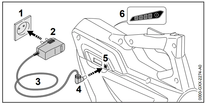 STIHL BGA 45 Cordless Leaf Blower - fig 1