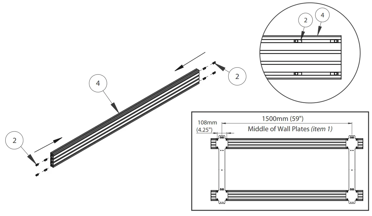 B TECH AV MOUNTS BT9920 XXL Display Wall Mount - fig 3