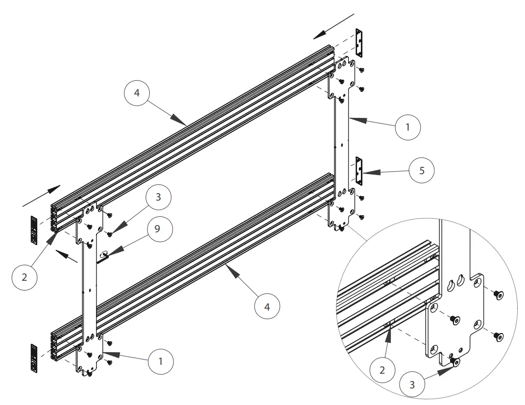 B TECH AV MOUNTS BT9920 XXL Display Wall Mount - fig 4