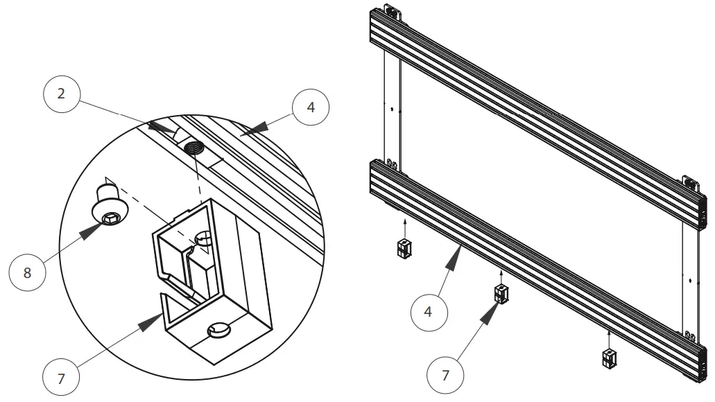 B TECH AV MOUNTS BT9920 XXL Display Wall Mount - fig 7