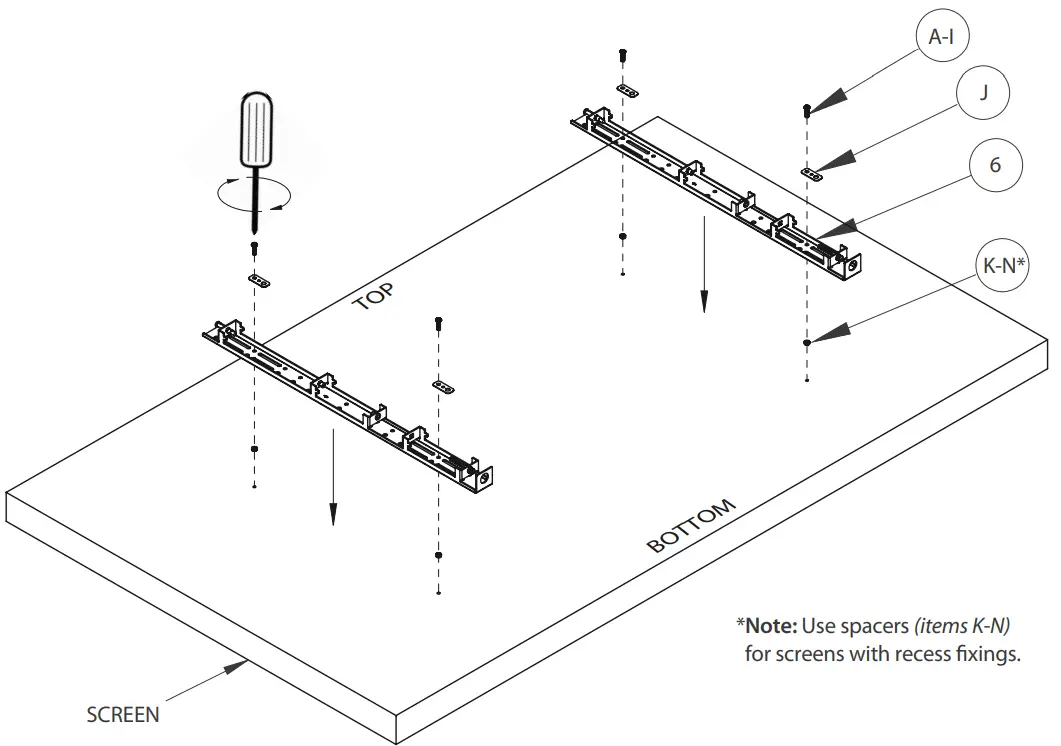 B TECH AV MOUNTS BT9920 XXL Display Wall Mount - fig 8