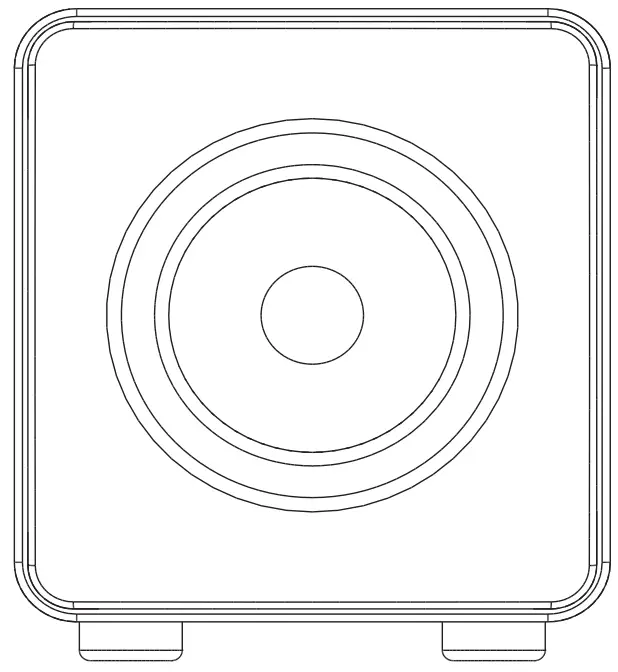 audioengine S6 210 Watt 6 Inch Compact Powered Subwoofer -