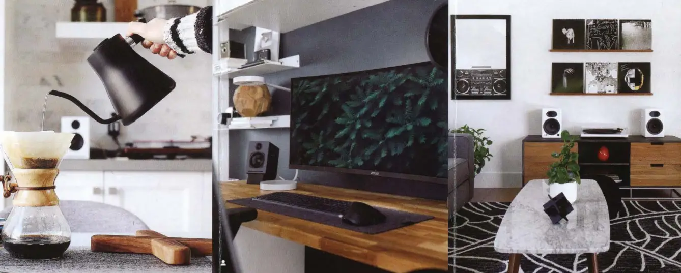 audioengine S6 210 Watt 6 Inch Compact Powered Subwoofer - 2