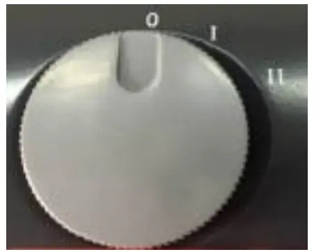 Goldair GSIR220 800W Radiant Heater - CONTROL PANEL