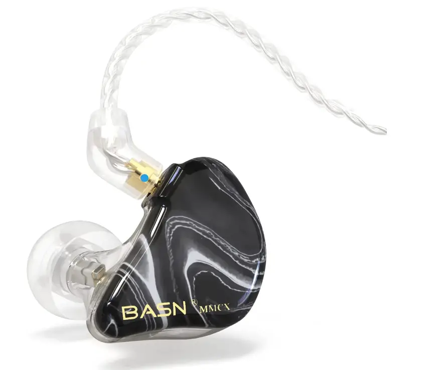 BASN-MMCX-in-Ear Monitor-Headphones-Musicians-Triple-Driver