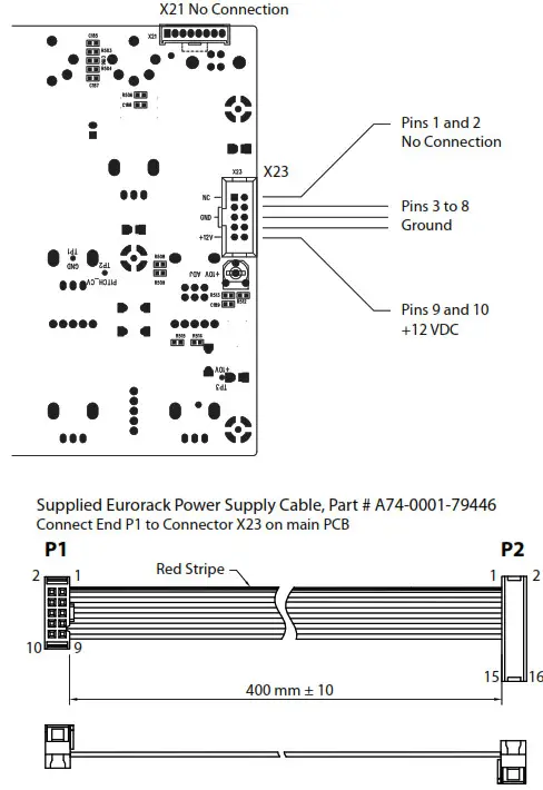 behringer WASP DELUXE Legendary Analog Synthesizer - Main PCB of the WASP DELUXE.
