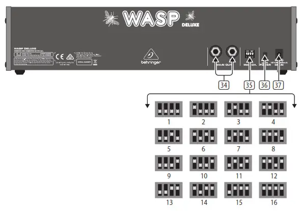 behringer WASP DELUXE Legendary Analog Synthesizer - Step 2.