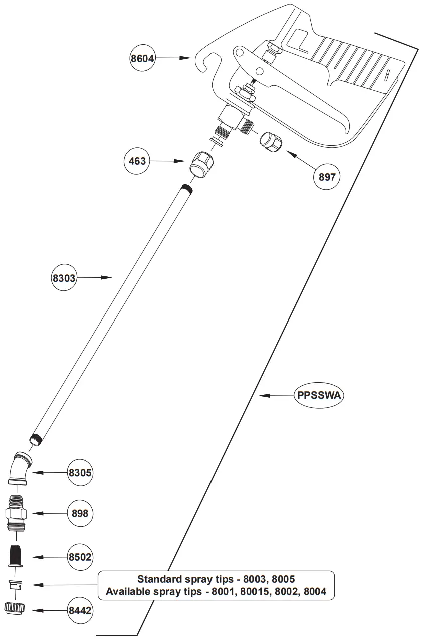 nox crete PPS P Pail Version Perfect Power Sprayer-spray