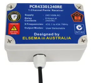 ELSEMA PCR433WG Wiegand Output Penta Receiver - Channel Receiver