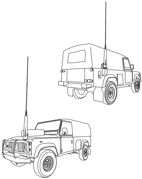 BARRET BCM201902-09 2019 MIL-SPEC Automatic Tuning HF Antenna - 1