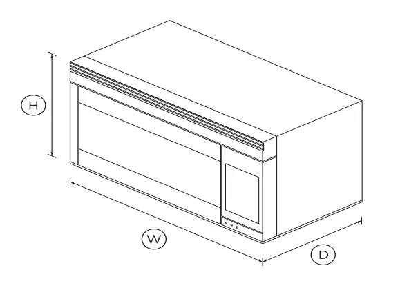 FISHER PAYKEL CMOH-30SS-2Y 30 Inch Range Microwave fig 1