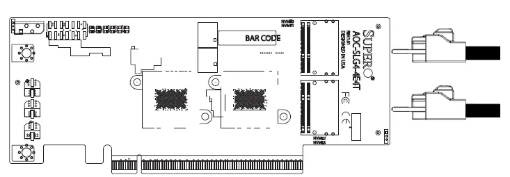 SUPERMICRO AOC-SLG4-4E4T 4-Port NVMe Host Bus Adapter fig (4)