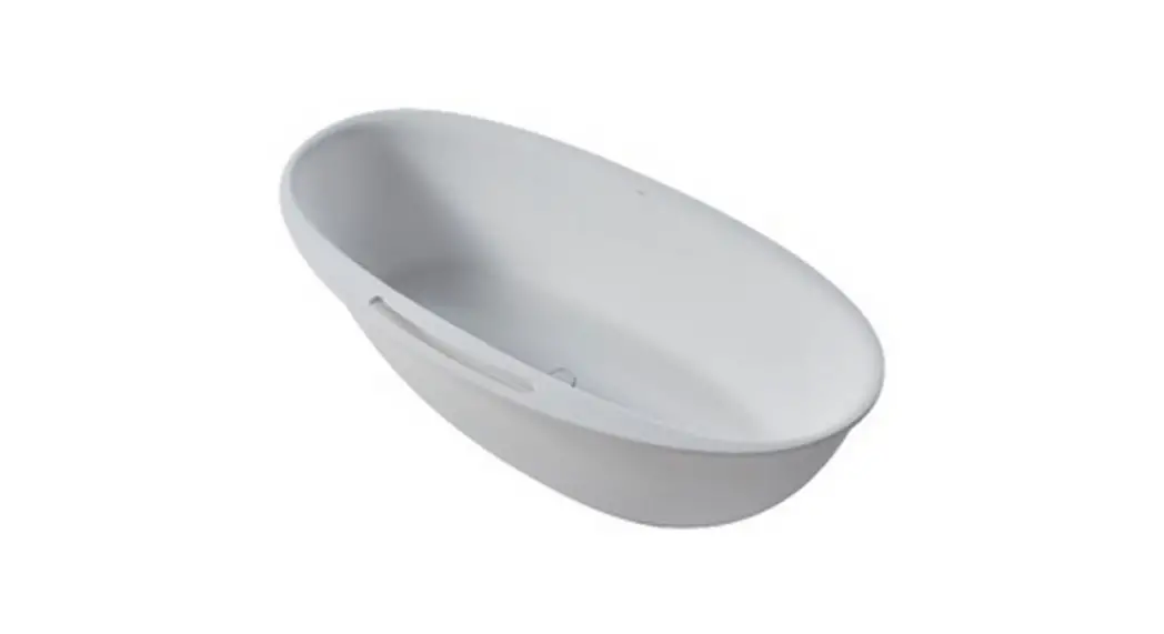 Clovis 21s01105-63 63 Inch Stone Resin Flatbottom Solid Surface Freestanding Soaking Bathtub Instruction Manual