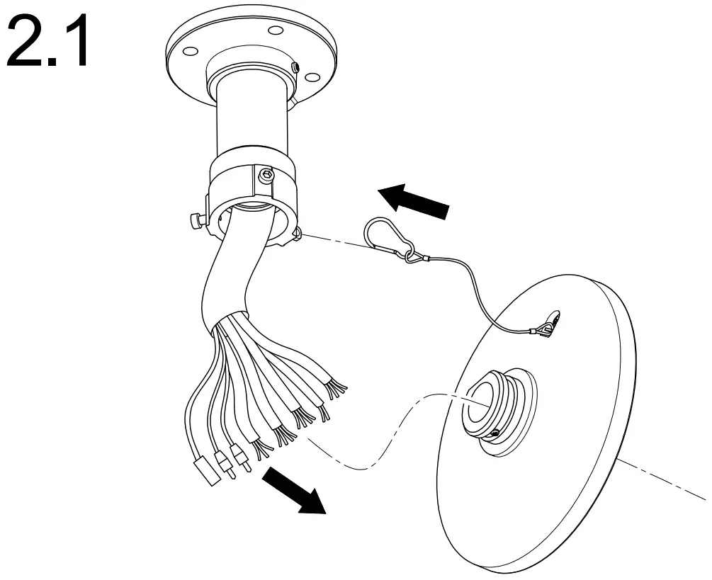 DS-2CD6944G0-IHS Network Camera Installation Instructions illustration