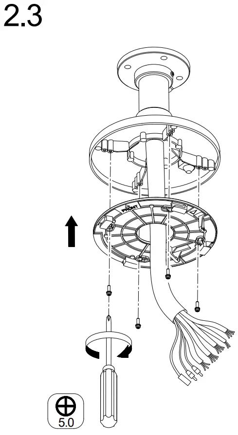 DS-2CD6944G0-IHS Network Camera Installation Instructions illustration