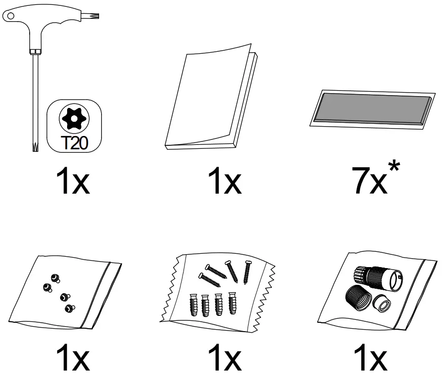 DS-2CD6944G0-IHS Network Camera Package Content