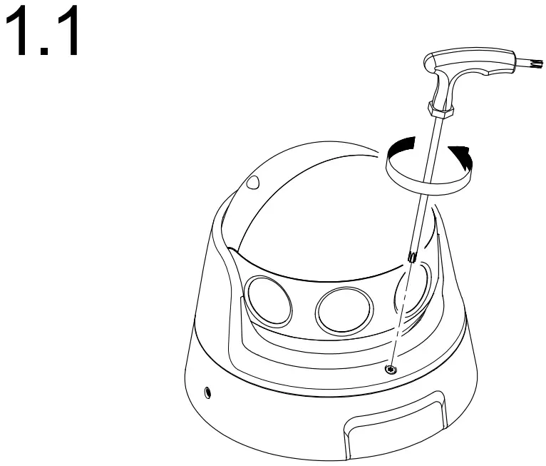 DS-2CD6944G0-IHS Network Camera Installation Instructions illustration
