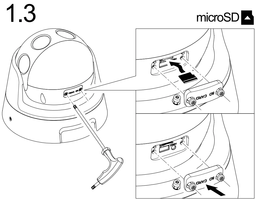 DS-2CD6944G0-IHS Network Camera Installation Instructions illustration
