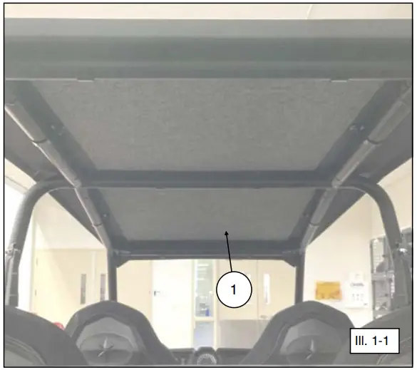 KOLPIN 29005 Universal Roof Foam Liner - Fig 1