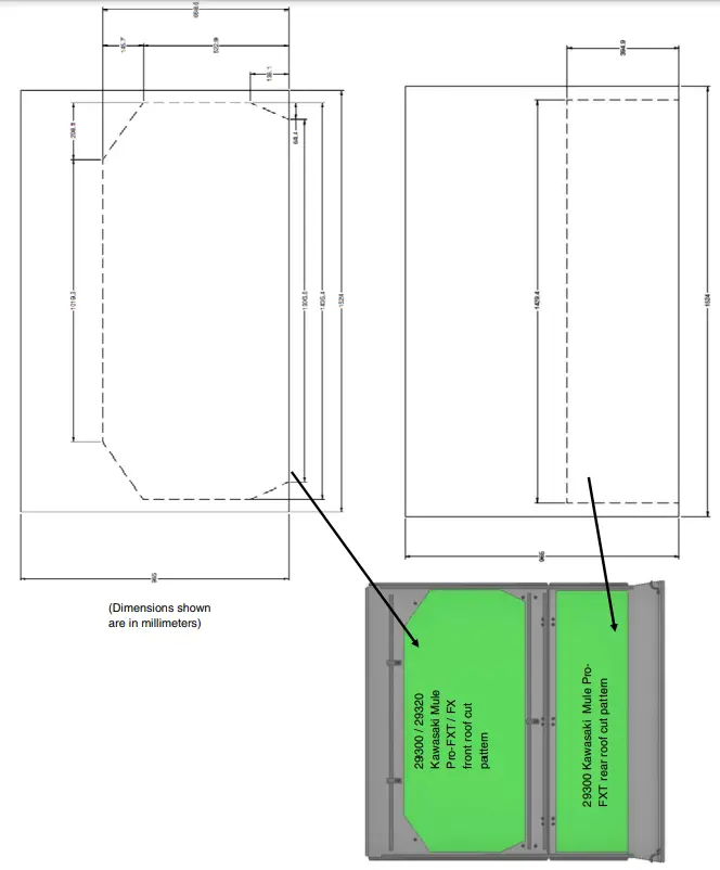 KOLPIN 29005 Universal Roof Foam Liner - Fig 10